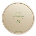 Food Trays, Containers, and Lids | World Centric BOL-NT-24W 5.9 in. Diameter Paper Lids for Bowls - Natural (300/Carton) image number 0