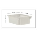 Boxes & Bins | HON HFMBIN6 Flagship 12.75 in. x 16 in. x 6 in. 1 Section Storage Bins - Translucent White image number 1