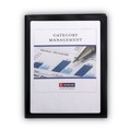 File Folders | Smead 87705 11 in. x 8.5 in. 100-Sheet Capacity Frame View Poly 2-Pocket Folder - Clear/Black (5/Pack) image number 3