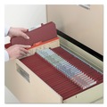 File Folders | Smead 13724 2 in. Expansion Recycled Pressboard 4-Fastener Classification Folders - Letter Size/Red Exterior (10/Box) image number 6