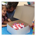 Food Trays, Containers, and Lids | SCT 1509 6 in. x 6 in. x 4 in. Paper Standard Bakery Boxes - White (250/Carton) image number 2