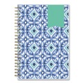 Notebooks & Pads | Blue Sky 101410 8 in. x 5 in. 12-Month (Jan-Dec 2026) Day Designer Tile Weekly/Monthly Planner - Blue/White Cover image number 1