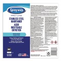 Cleaning & Janitorial Supplies | Sprayway PRO LINE 1000058336 16 oz Stainless Steel Maintainer (12/Carton) image number 3
