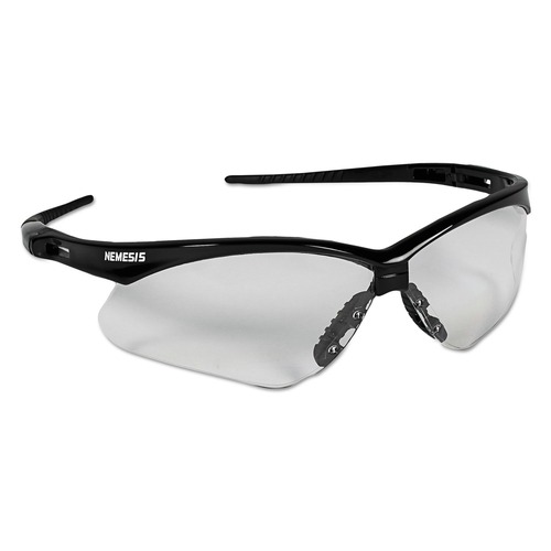 Safety & First Aid | Ansell 3000354 Nemesis Safety Glasses - Black Frame/Clear Lens image number 0