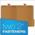 File Folders | Pendaflex FK212 1/3-Cut Tabs 2 Fasteners Letter Size Kraft Fastener Folders (50/Box) image number 1
