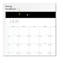 Bulletin Boards | AT-A-GLANCE SK24X00 12-Month (Jan to Dec): 2026 22 in. x 17 in. Contemporary Monthly Desk Pad - White Sheets, Black Binding/Corners image number 2
