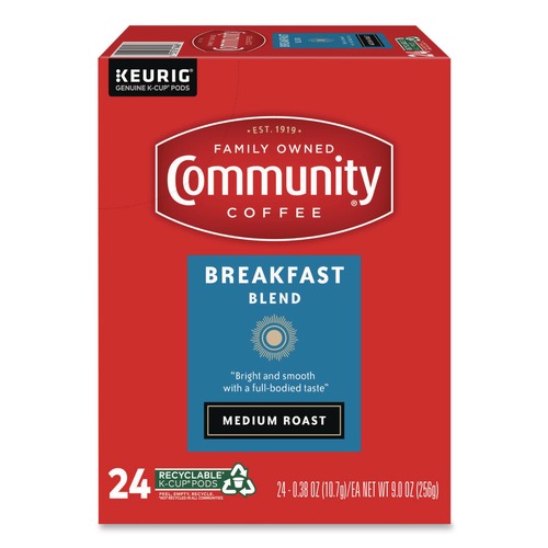 Coffee | Community Coffee 5000374324 K-Cup - Breakfast Blend (24/Box) image number 0