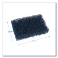 Just Launched | Boardwalk 88BWK HD 3.5 in. x 5 in. Extra Heavy-Duty Scour Pad - Dark Blue (20/Carton) image number 6