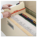 File Folders | Smead 15310 0.75 in. Expansion Legal Size Straight Tabs 11-pt Manila Reinforced Tab File Folders - Manila (100/Box) image number 4