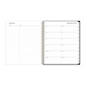Notebooks & Pads | Blue Sky 110216 10 in. x 8 in. 12-Month (Jan-Dec 2026) Baccara Dark Monthly Planner - Gray/Black/Gold Cover image number 4