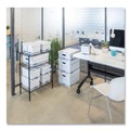 Boxes & Bins | Bankers Box 4662401 12.75 in. x 16.5 in. x 10.5 in. Organizer Storage Boxes - X-Large, White/Blue (12/Carton) image number 2