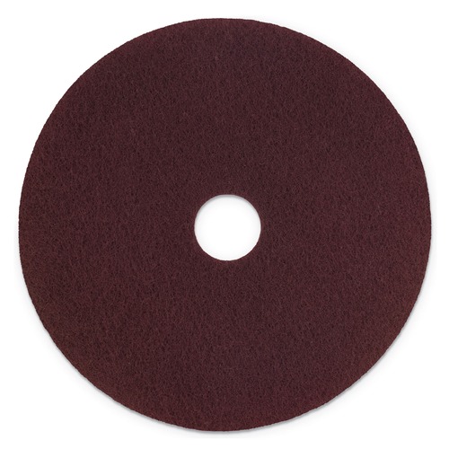 Sponges & Scrubbers | Scotch-Brite SPPP20 20 in. Diameter Surface Preparation Pad - Maroon (5/Carton) image number 0