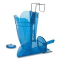 Food Service | San Jamar SAN SI9000 64 - 86 oz. Saf-T-Scoop and Guardian System for Ice Machines - Transparent Blue image number 4