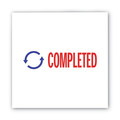 Stamps & Stamp Supplies | ACCUSTAMP2 035538 1.63 in. x 0.5 in. COMPLETED Pre-Inked Shutter Stamp - Red/Blue image number 2