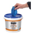 Hand Wipes | GOJO Industries 6299-02 9 in. x 10 in. Fast Towels Hand Cleaning Towels - White image number 1