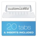 File Folders | Pendaflex 35117 Earthwise by Pendaflex 1/5-Cut Tabs Letter Size EZ Slide 100 percent Recycled Colored Hanging File Folders - Assorted Colors (20/Box) image number 3