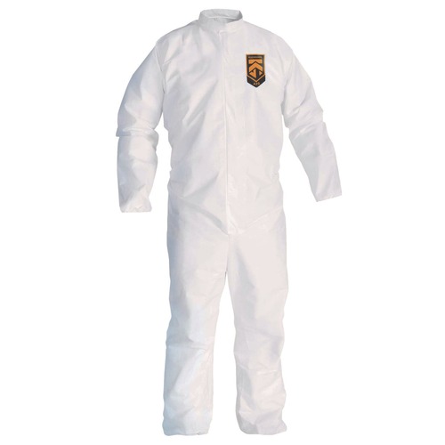 Safety & First Aid | Ansell KCC 46006 A30 Breathable Splash and Particle Protection Coveralls - Triple Extra Large, White (21/Carton) image number 0