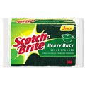 Sponges & Scrubbers | Scotch-Brite HD-3 Scotch-Brite 4.5 in. x 2.7 in. 0.6 in. Thick Heavy-Duty Scrub Sponge - Yellow/Green (3/Pack) image number 0