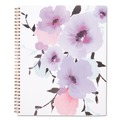 Notebooks & Pads | AT-A-GLANCE 1134905 12-Month (Jan to Dec): 2026 11 in. x 8.5 in. Floral Artwork Mina Weekly/Monthly Planner - White/Violet/Peach Cover image number 0