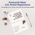 Mailing, Packing & Shipping | Avery 05389 4 in. x 6 in. 80 lbs. Printable Postcards - Matte White (50/Box) image number 4