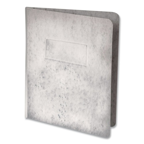File Folders | Oxford 12905 8.5 in. x 11 in. 3 in. Capacity 2-Prong Metal Fastener Heavyweight PressGuard and Pressboard Report Cover - Gray image number 0