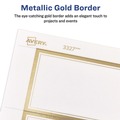 Labels | Avery 3325 5 in. x 7 in. Inkjet/Laser Invitation Cards with Metallic Border - Matte White (2 Cards/Sheet, 15 Sheets/Pack) image number 2