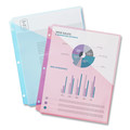 Sheet Protectors | Avery 75254 9.25 in. x 11 in. 3-Hole Punched Binder Pockets - Assorted Colors (5/Pack) image number 3