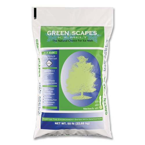 Safety & First Aid | Scotwood Industries 50B-GREEN 50 lb. Green Scapes Ice Melt (1-Pallet) image number 0