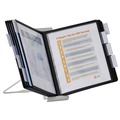 Binders | Durable 561201 InstaView Expandable Desktop Reference System with 10 Panels - Black/White image number 1