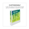 Just Launched | Samsill 18957 11 in. x 8.5 in. 3 Rings 1.5 in. Capacity Earth's Choice Plant-Based Round Ring View Binder - White image number 5