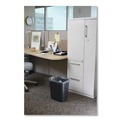 Just Launched | Rubbermaid Commercial FG295500BLA 3.5-Gallon Rectangular Deskside Wastebasket - Black image number 4