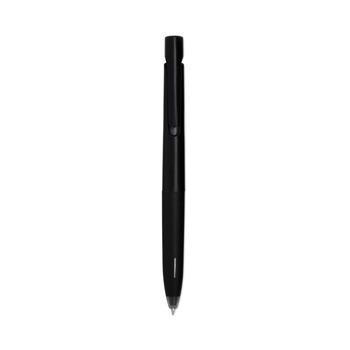 Zebra 41410 0.7 mm Retractable Fine bLen Gel Pen - Black Ink, Black Barrel (12/Pack)