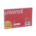 Flash Cards | Universal UNV47230EE 4 in. x 6 in. Index Cards - Ruled, White (100/Pack) image number 0