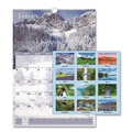 Bulletin Boards | AT-A-GLANCE DMW20028 12-Month (Jan-Dec): 2026 12 in. x 17 in. Landscape Photography Scenic Monthly Wall Calendar - White/Multicolor Sheets image number 2