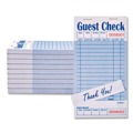 Notebooks & Pads | AmerCareRoyal GC3632-1 3.5 in. x 6.7 in. 15 Lines One-Part No Copies Guest Check Pad with Ruled Back (2500/Carton) image number 3