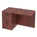 Office Filing Cabinets & Shelves | Alera ALEVA542822MC 15.63 in. x 20.5 in. x 28.5 in. Valencia Series 2-Drawer Full File Pedestal - Medium Cherry image number 7