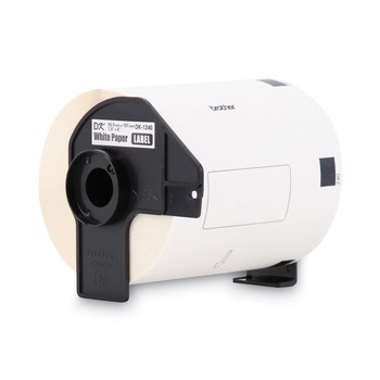 Brother DK1240 1.9 in. x 4 in. Die-Cut Shipping Labels - White (1-Roll)