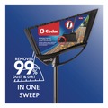 Brooms | O-Cedar 168215EA 48 in. Handle Outdoor PowerCorner Angle Broom - Black/Gray image number 1