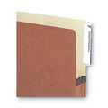 File Folders | Smead 73624 3.5 in. Expansion Letter Size Redrope Drop-Front End Tab File Pockets (10/Box) image number 2