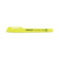 Highlighters | Universal UNV08856 Chisel Tip Pocket Highlighter Value Pack - Yellow (36/Pack) image number 1