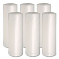 Trash & Waste Bins | Boardwalk H6639HWKGR1 33 in. x 39 in. 33 gal. 0.6 mil Perforated Roll Low-Density Waste Can Liners - White (150/Carton) image number 0