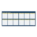 Clearance Center | House of Doolittle 3974 12-Month (Jan to Dec): 2026 60 in. x 26 in. Recycled Reversible Yearly Wall Planner - White/Blue/Yellow Sheets image number 2