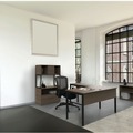 Office Desks & Workstations | Linea Italia LITUR604ASH Urban 35.25 in. x 15.25 in. x 23.75 in. 36 in. Credenza Bottom Pedestal - Ash image number 4