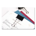 Just Launched | ACCO A7072100B Large Binder Clips - Black/Silver (1-Dozen) image number 4