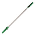Cleaning Tools | Unger HH240 Henry's Handi Handle, with ErgoTec Locking Cone, 2 ft, Green/Silver image number 0