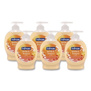 PRODUCTS | Softsoap US04965ACT 7.5 oz Liquid Hand Soap Pumps - Milk and Honey Scent (6/Carton)