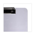 Clipboards | Universal UNV40310 Low-Profile Plastic Clipboard with 0.5 in. Clip Capacity for 8.5 x 11 Sheets - Clear image number 2