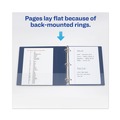 Binders | Avery 79813 3 Locking One Touch EZD Rings 4 in. Capacity 11 in. x 8.5 in. Heavy-Duty View Binder with DuraHinge - Purple image number 9