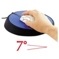 Mouse Pads & Wrist Support | Allsop 26226 9 in. Diameter Wrist Aid Ergonomic Circular Mouse Pad - Cobalt image number 3