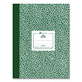 Notebooks & Pads | National 53010 10.13 in. x 7.88 in. Sheets Wide/Legal Rule Lab Notebook - Green Marble Cover image number 0
